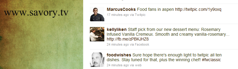 Delicious Chefs on Twitter